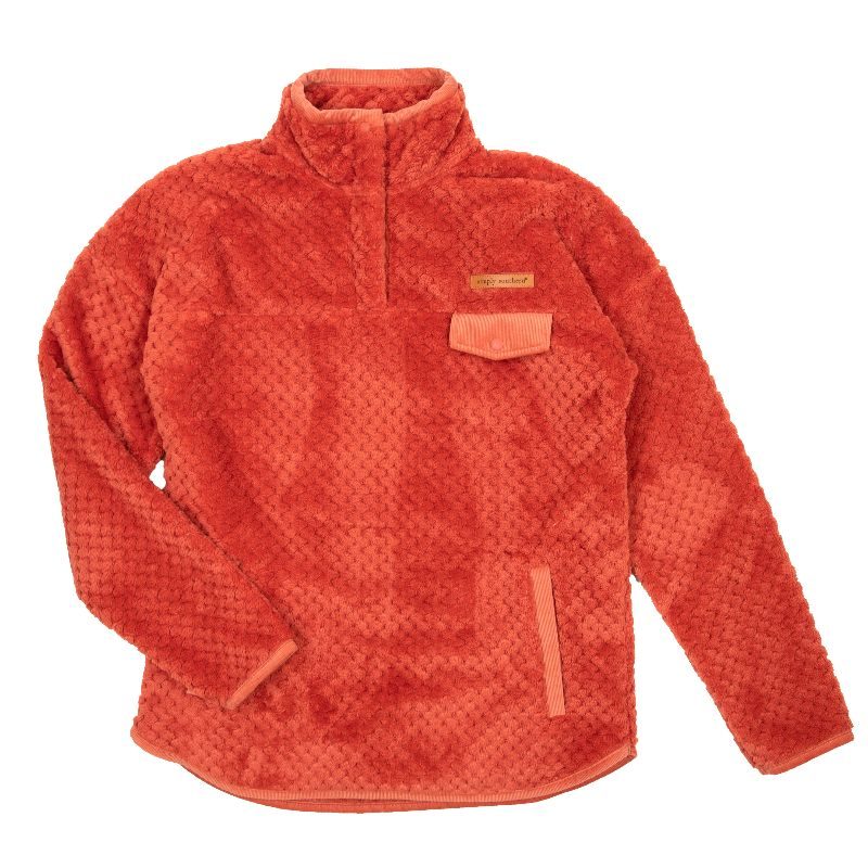 Simply Soft Sherpa - Spice - Pullover - F23 - Simply Southern