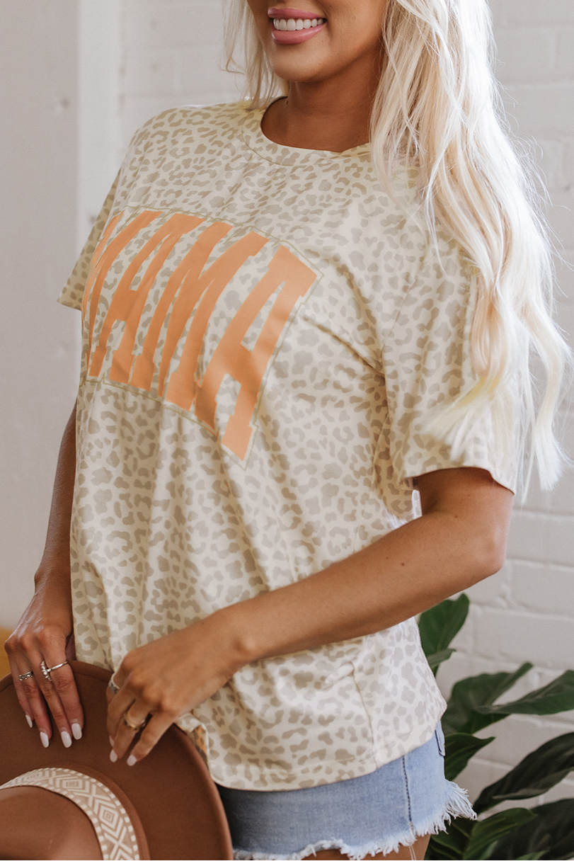 MAMA Leopard Short Sleeve Tee