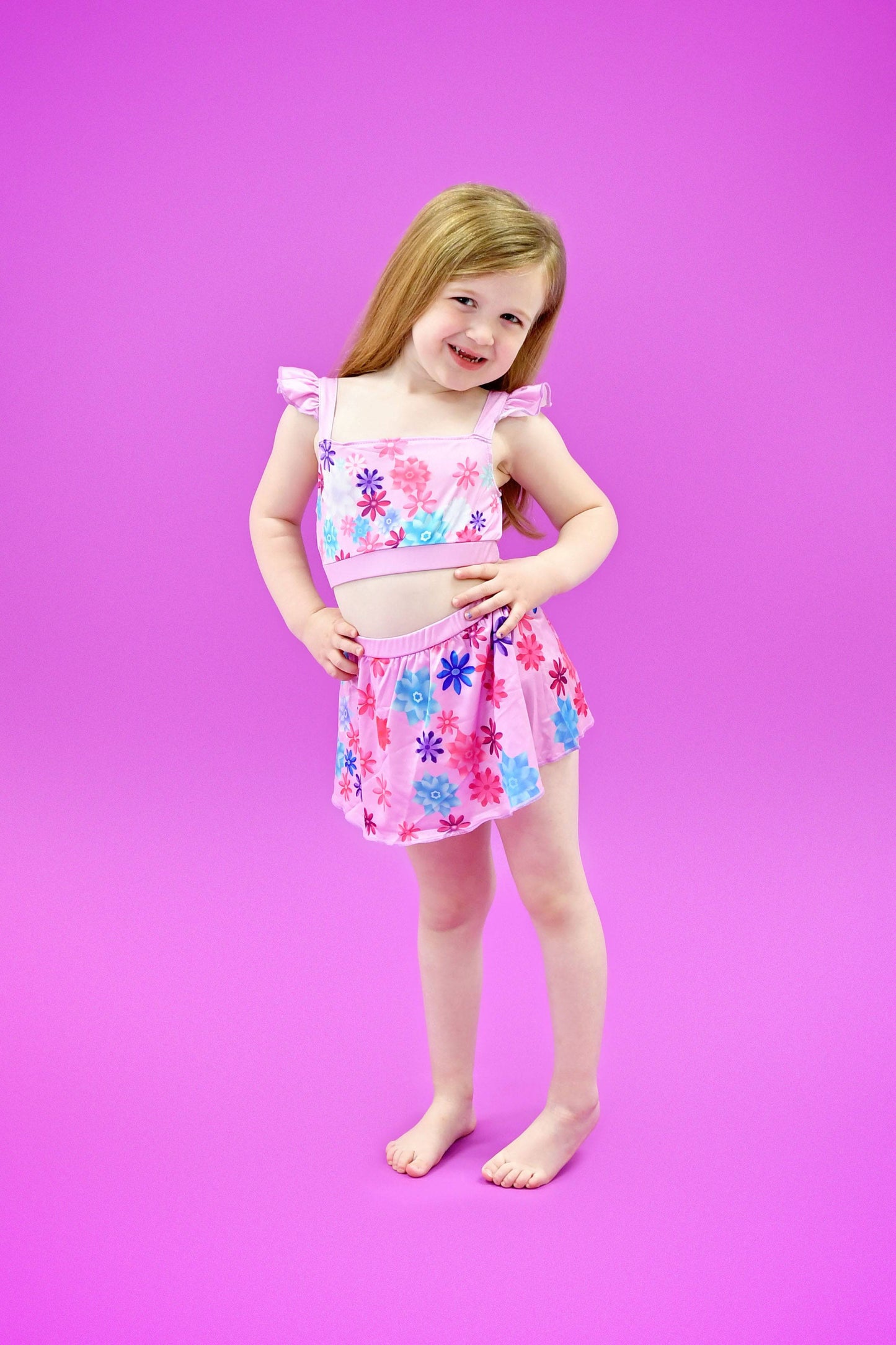 New Flower Sister 2 Piece Swimsuit