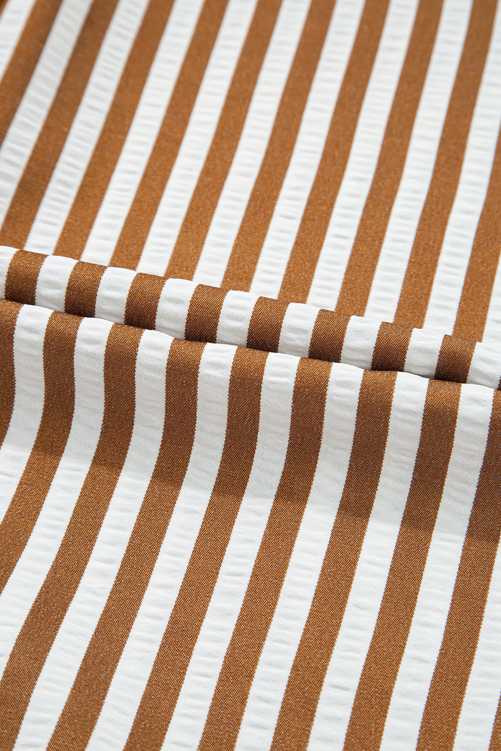 Stripe Collared Shirt Mini Dress