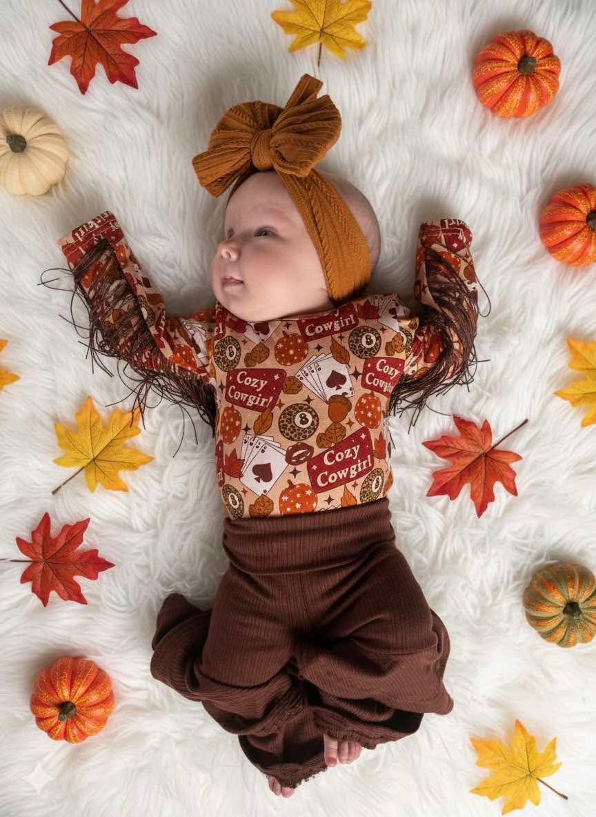 Chocolate Brown Double Bell Bottoms