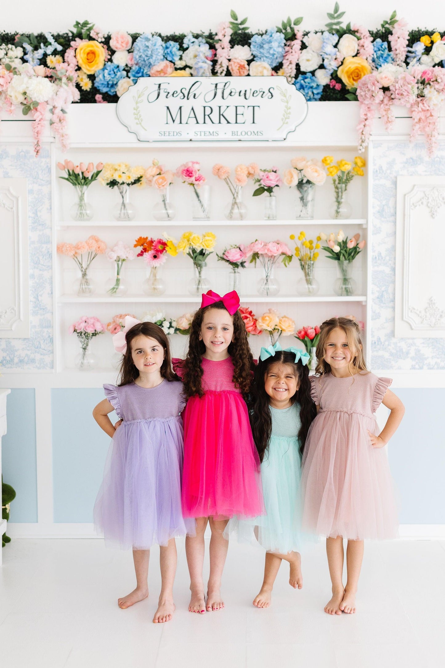 Dusty Pink Shimmer Tutu Dress