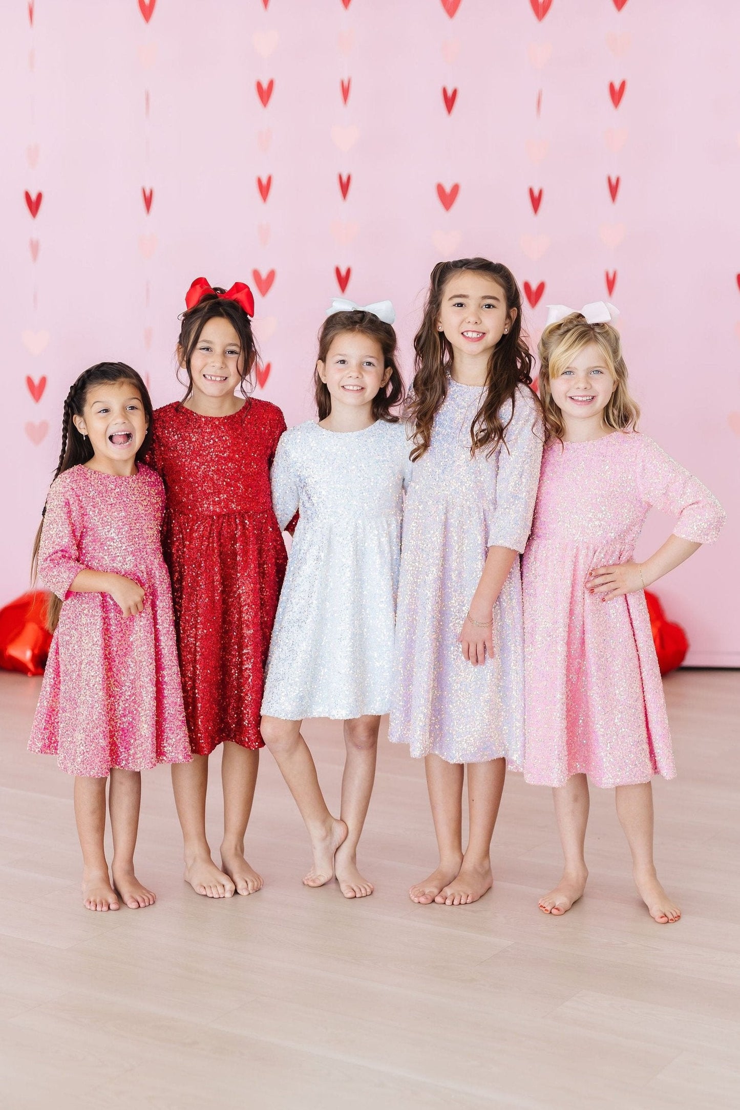 SALE Red Sequin Dress