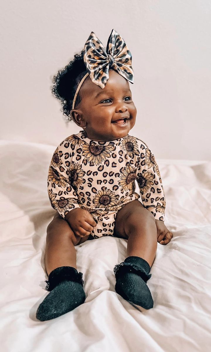 Cheetah Sunflower Sweater Romper