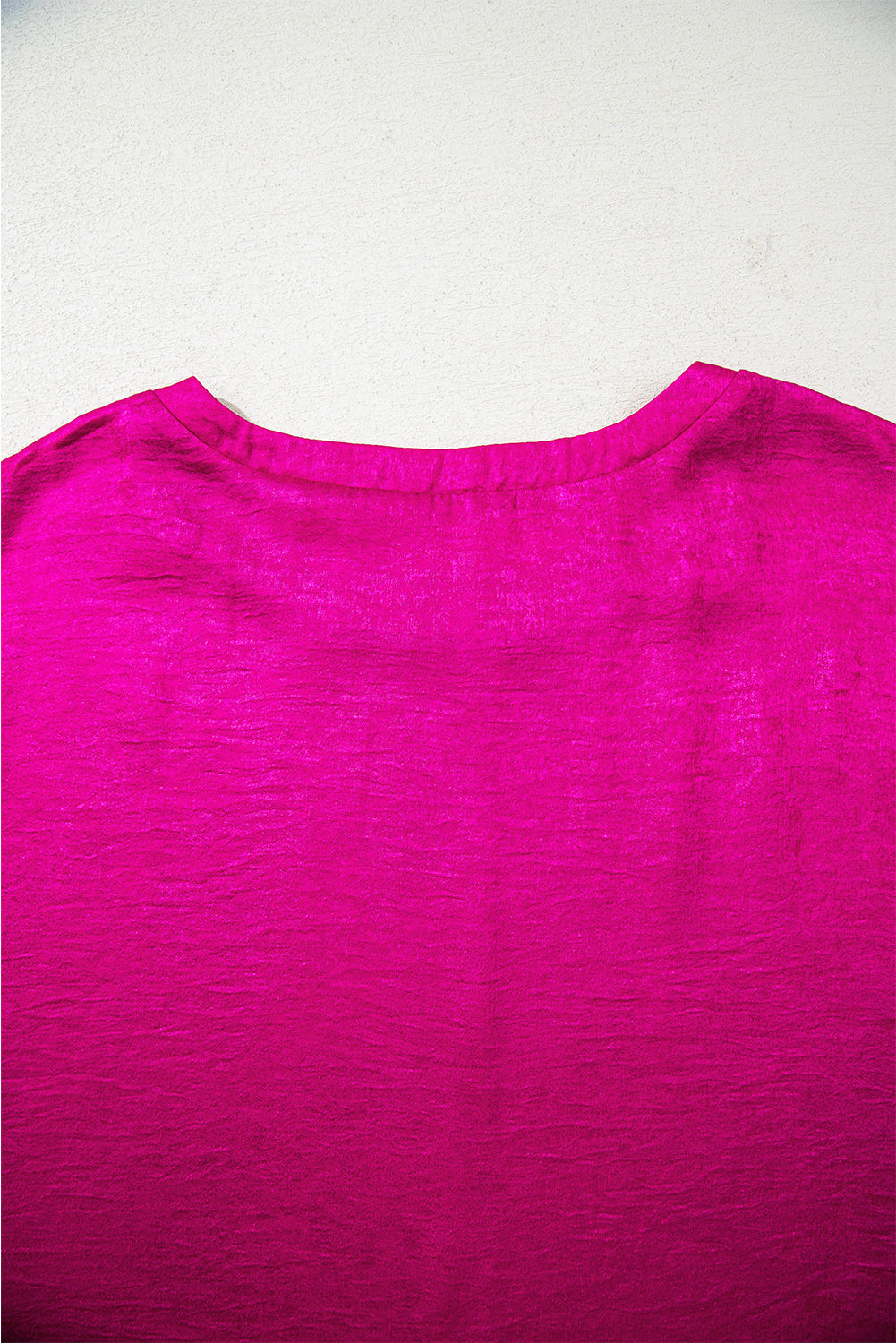 Metallic Shimmer Cuffed Sleeve Top