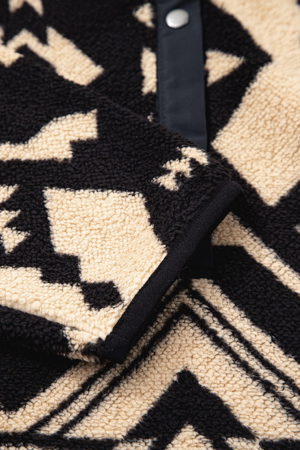 Western Aztec Fleece Half Zip Sweatshirt