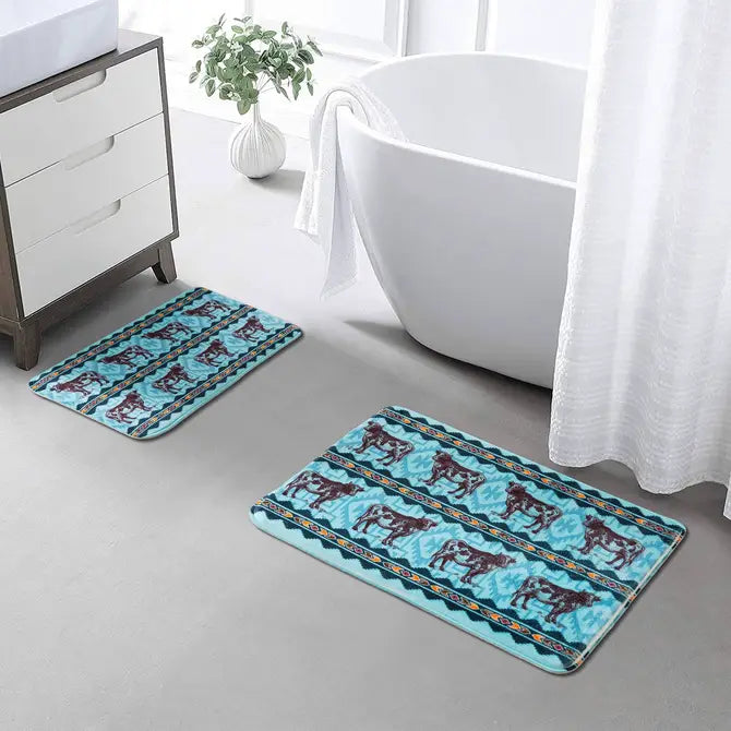 Western 2pc Bath Mat