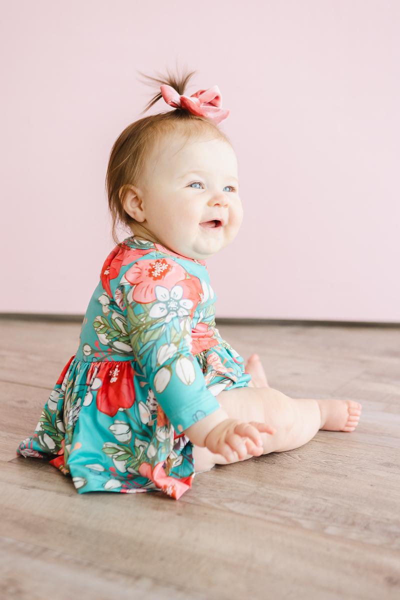After the Rain 3/4 Sleeve Twirl Bodysuit