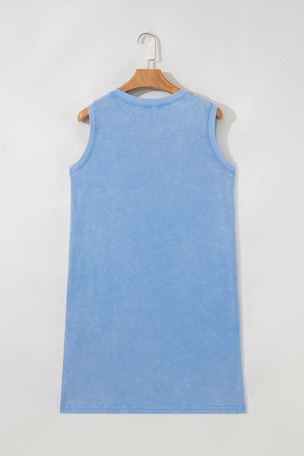 Mineral Wash Sleeveless Mini Dress
