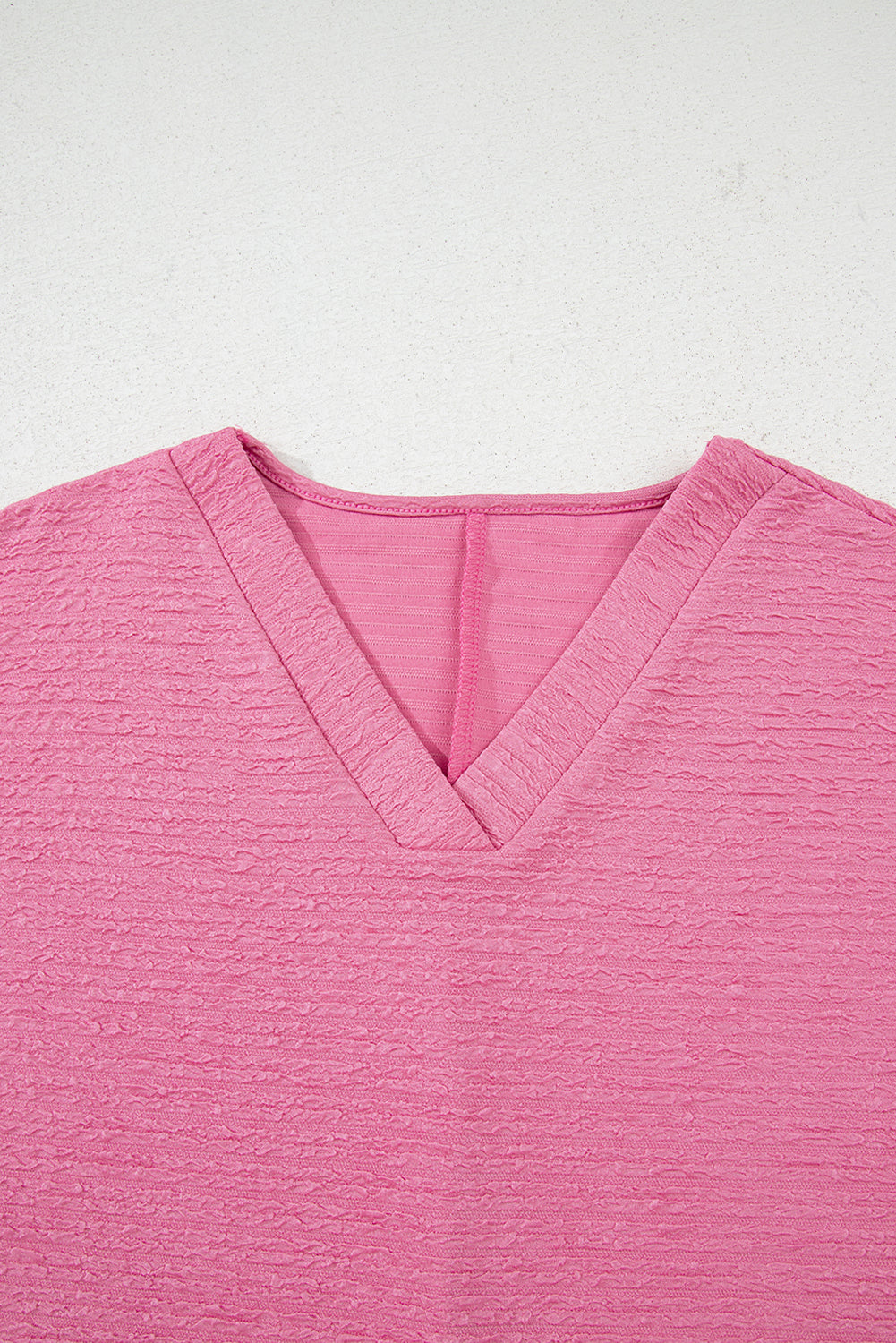 Textured T-Shirt and Shorts Set