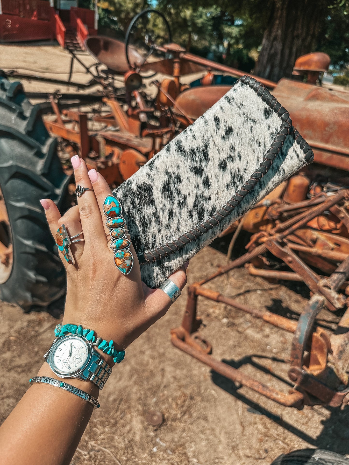 The Elva (Brown Leather) Wallet a Haute Southern Hyde by Beth Marie Exclusive
