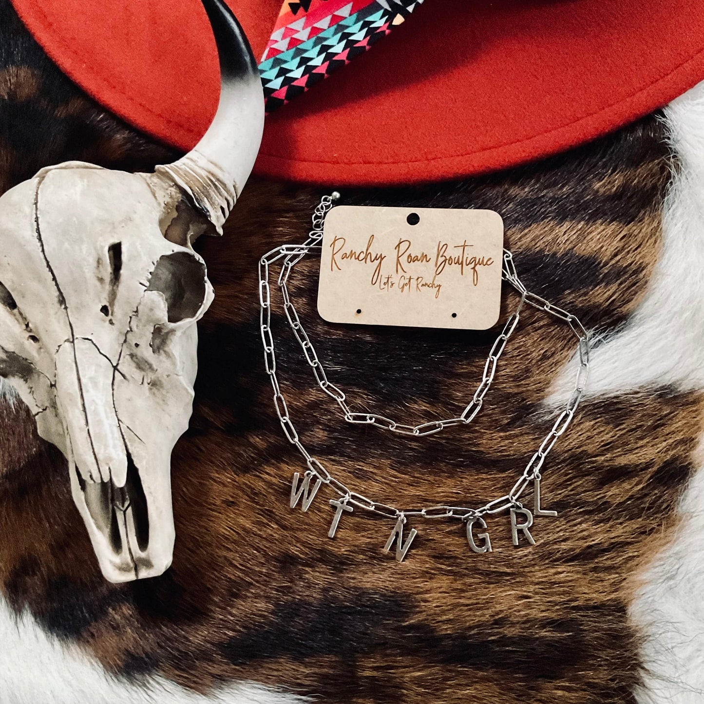 Western Girl Chain 2 Row Choker