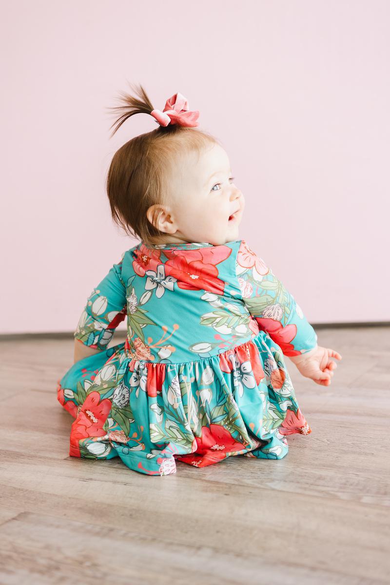 After the Rain 3/4 Sleeve Twirl Bodysuit