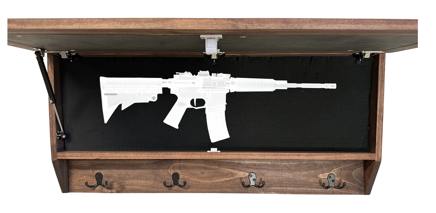 Coat Rack Hidden Gun Storage - Tree of Life