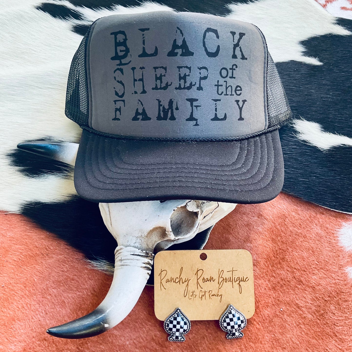 Black Sheep of the Family Western Trucker Hat