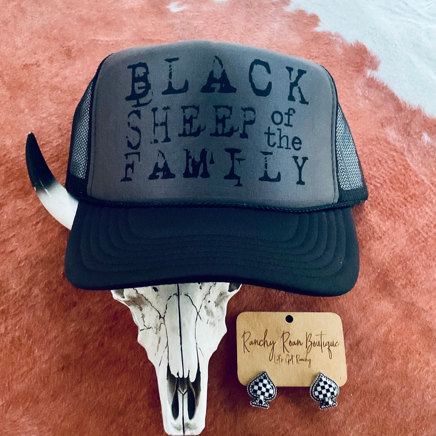 Black Sheep of the Family Western Trucker Hat