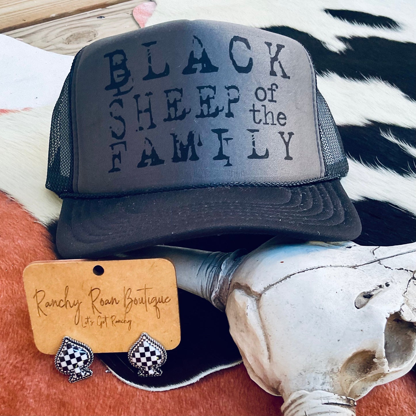 Black Sheep of the Family Western Trucker Hat