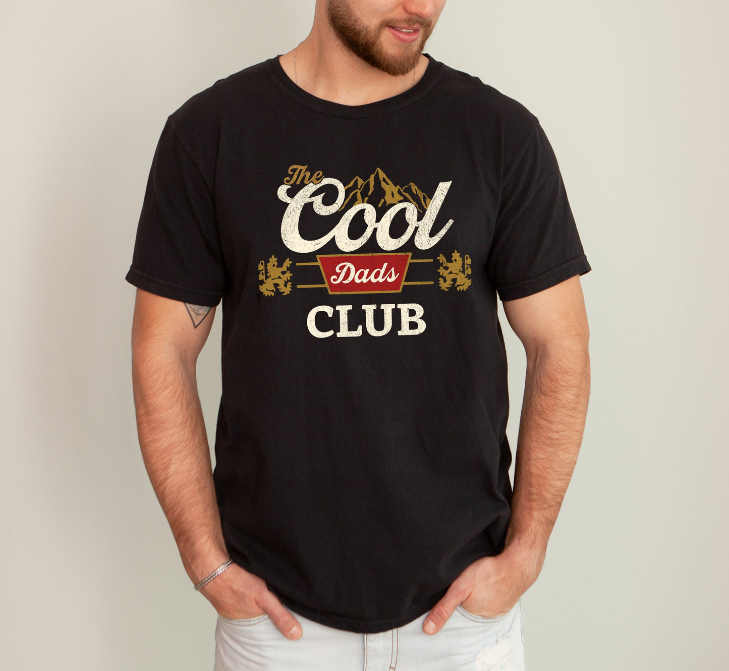 Cool Dads Club, Beer, Retro, The Man, The Myth, The Legend, Father's Day, Father Tshirt Comfort Colors T-Shirt