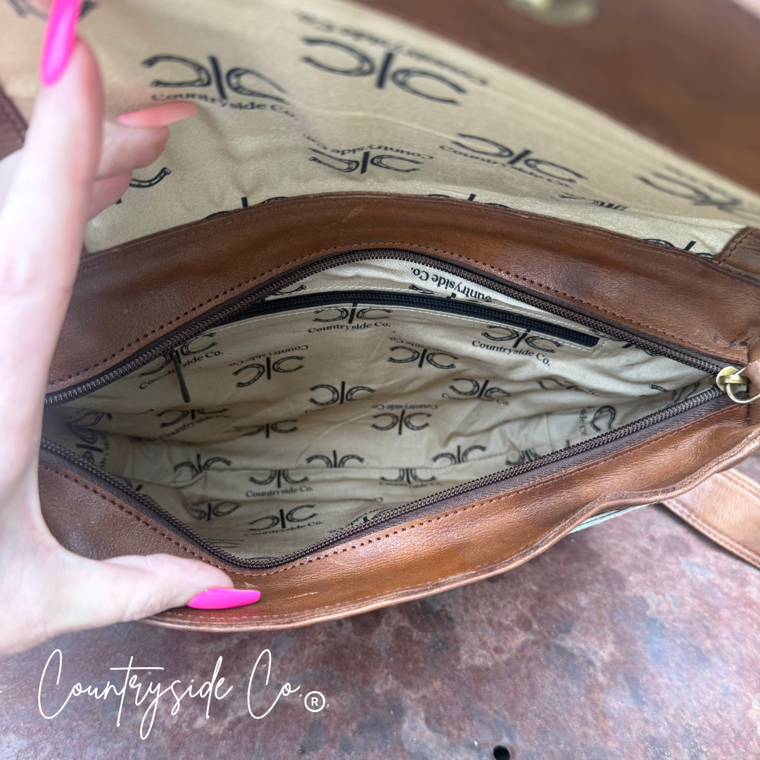 Grace Tooled Leather Purse by Countryside Co.