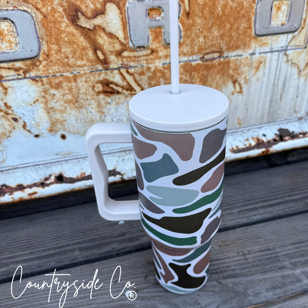 Duck Camo 40oz Insulated Tumbler Cup