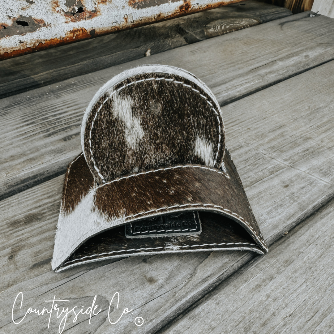 Handmade Cowhide Coaster Set by Countryside Co.