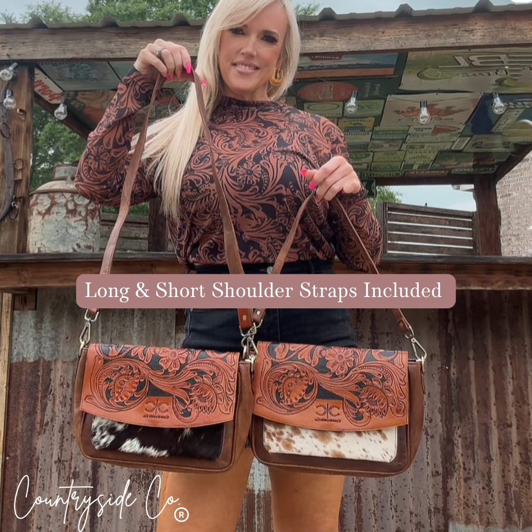 Grace Tooled Leather Purse by Countryside Co.