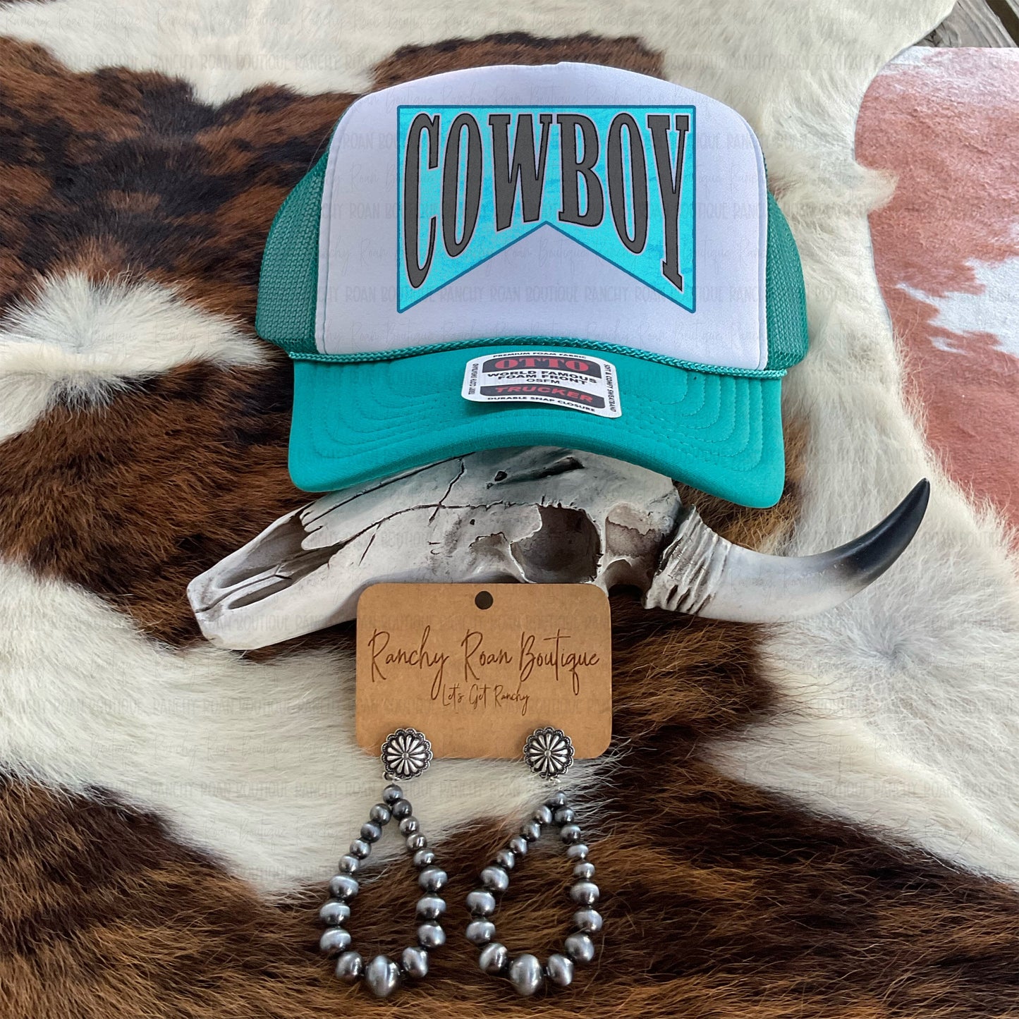 Cowboy Trucker Hat – Western Varsity Style