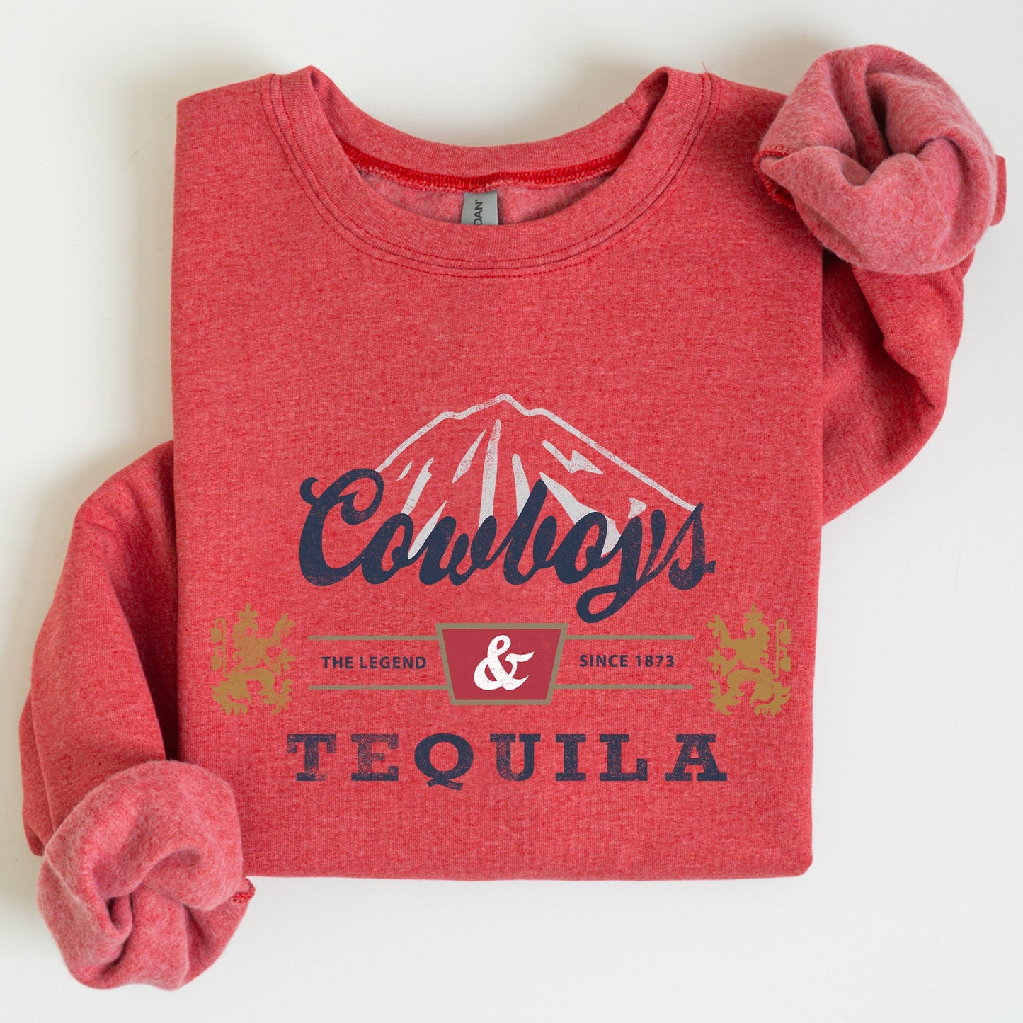 Cowboys and Tequila, Retro, Beer, Vintage, Cowboy Sweatshirt