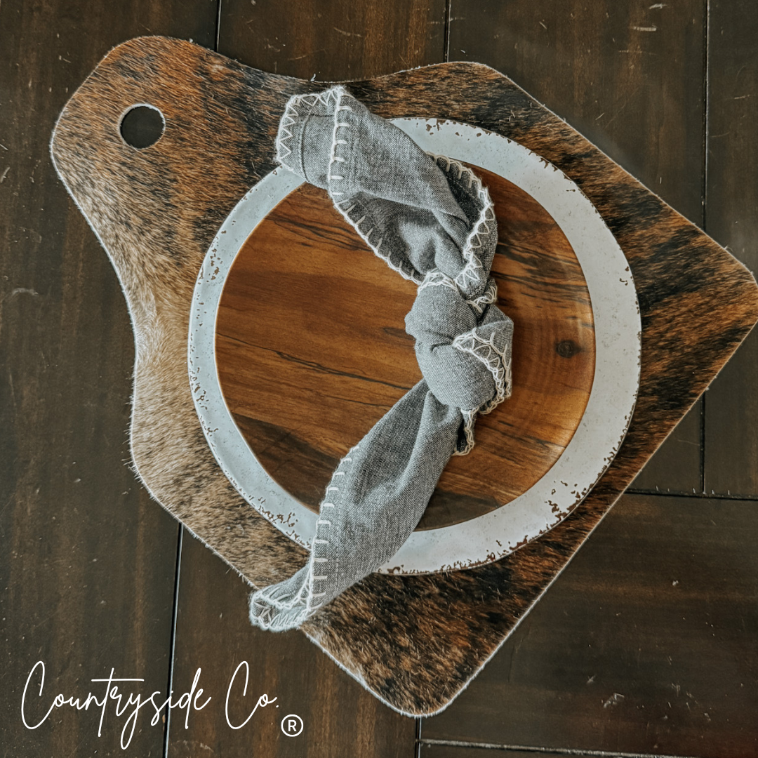 Cowhide Cowtag Placemats