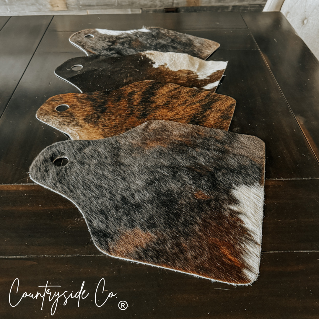 Cowhide Cowtag Placemats
