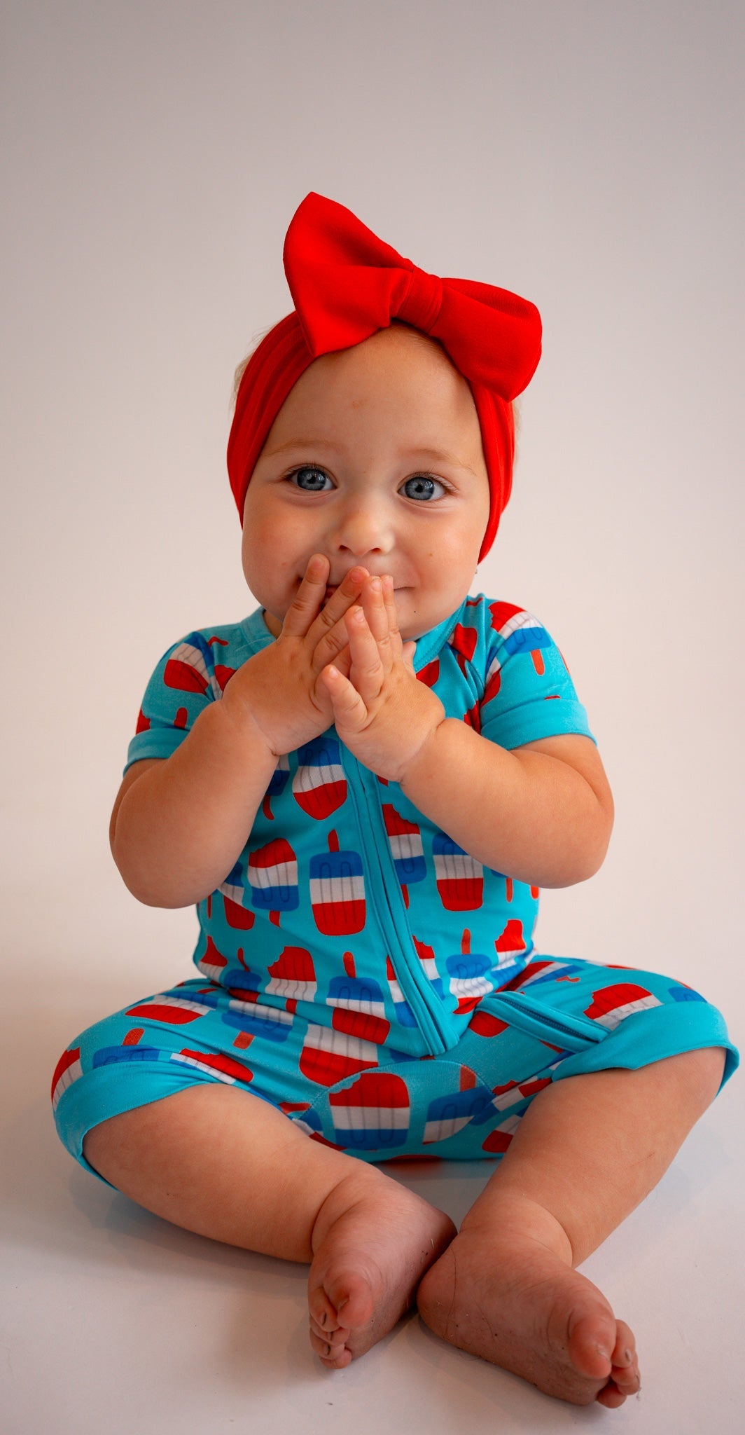 4th of July Red Luxe Bow