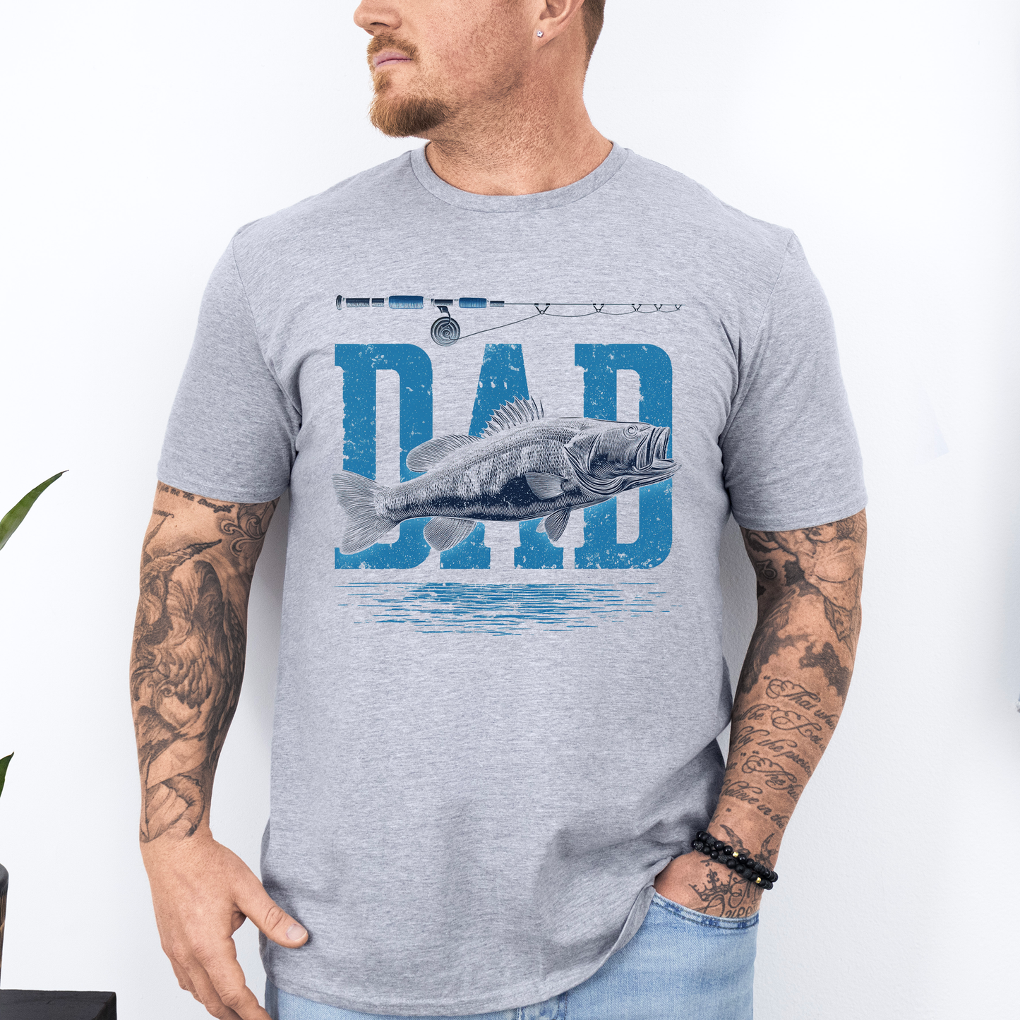 Dad, Fishing, Father's Day, Boyfriend, Husband, Brother, Guy Gift, Soft Style T-Shirt
