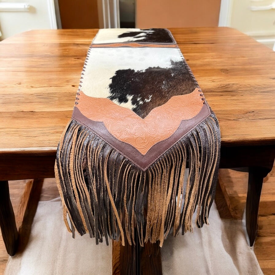 6ft cowhide table runner