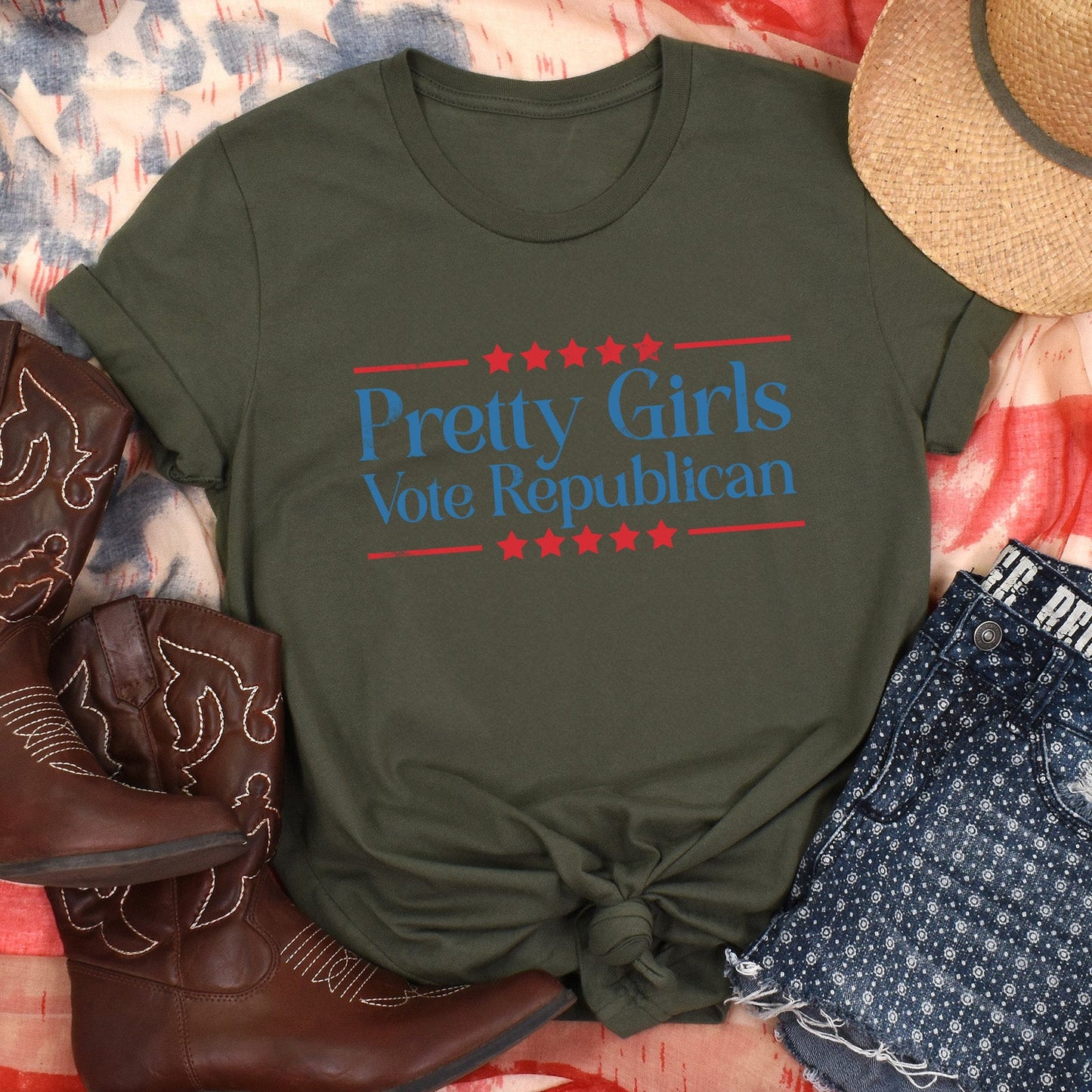 Pretty Girls Vote Republican Tees
