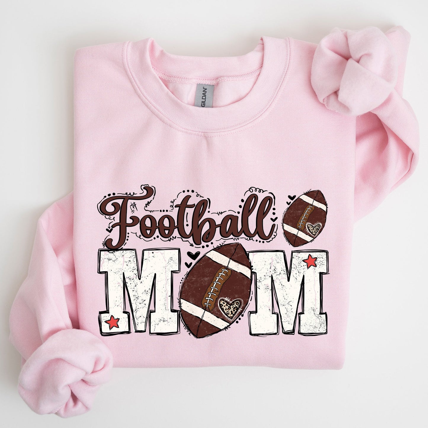 Football Mom, Sports, Game Day, Big Game, Touchdown, Tailgate Party Sweatshirt