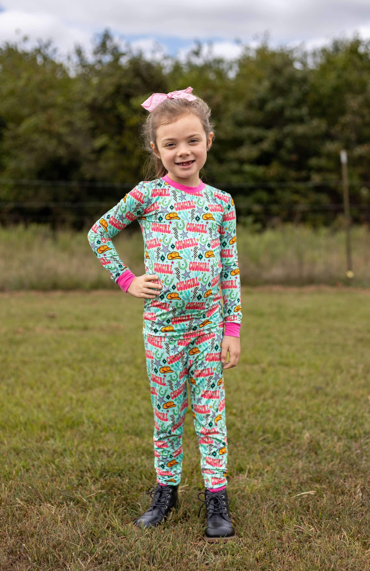 Neon Cowgirl Bamboo Set (FINAL SALE)