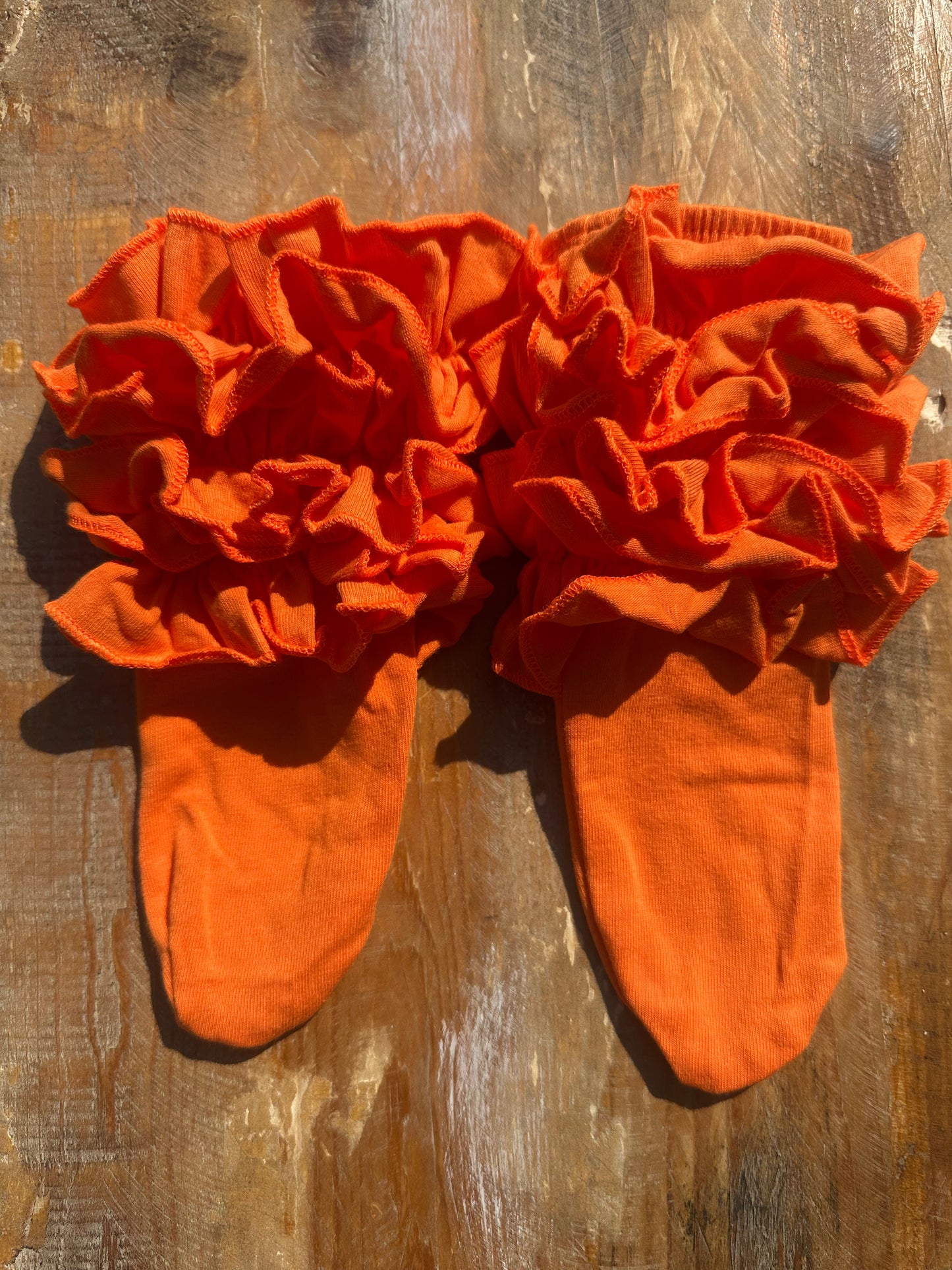 Ankle Ruffle Socks (Multiple Colors)