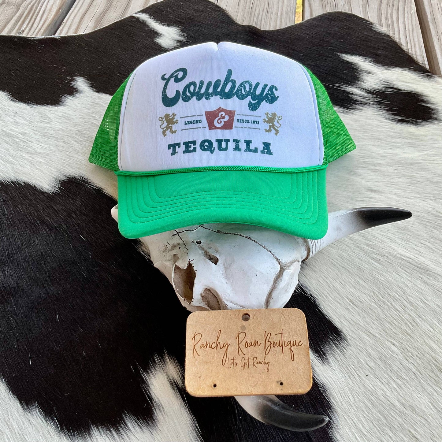 Cowboys & Tequila Western Foam Trucker Hat