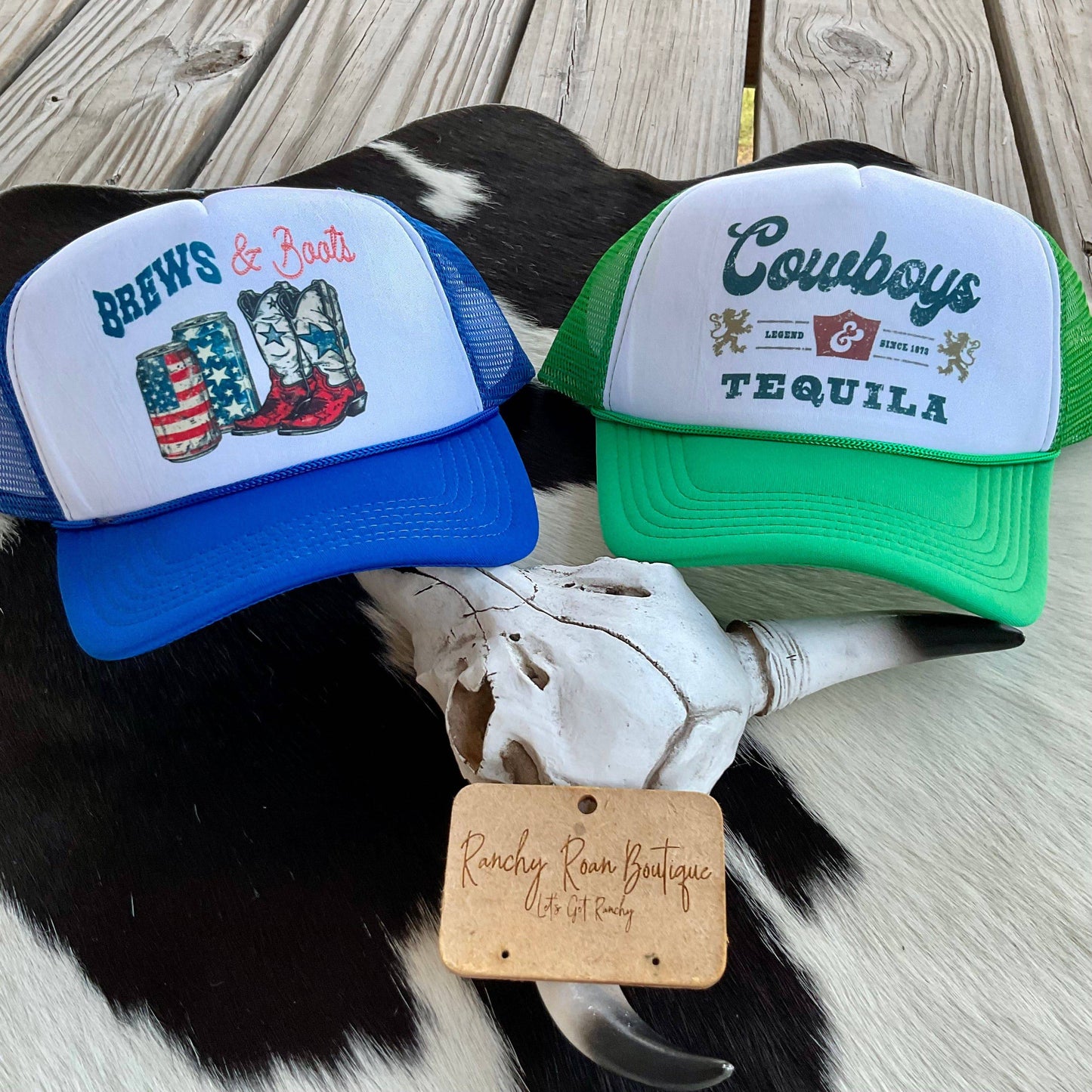Cowboys & Tequila Western Foam Trucker Hat