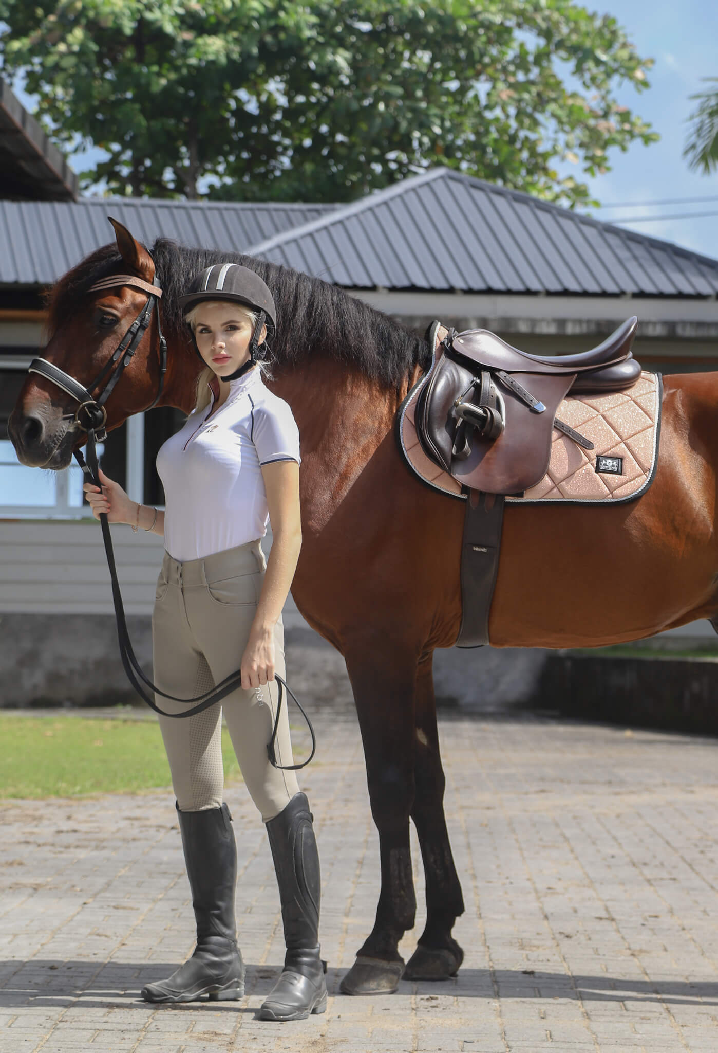 Rose Quartz Browband