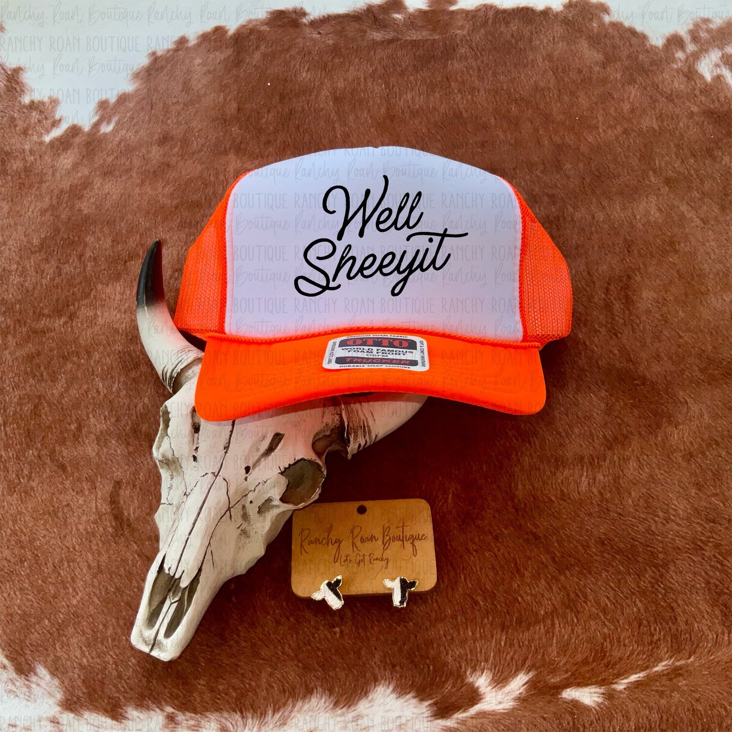 Well Sheejet Western Trucker Hat
