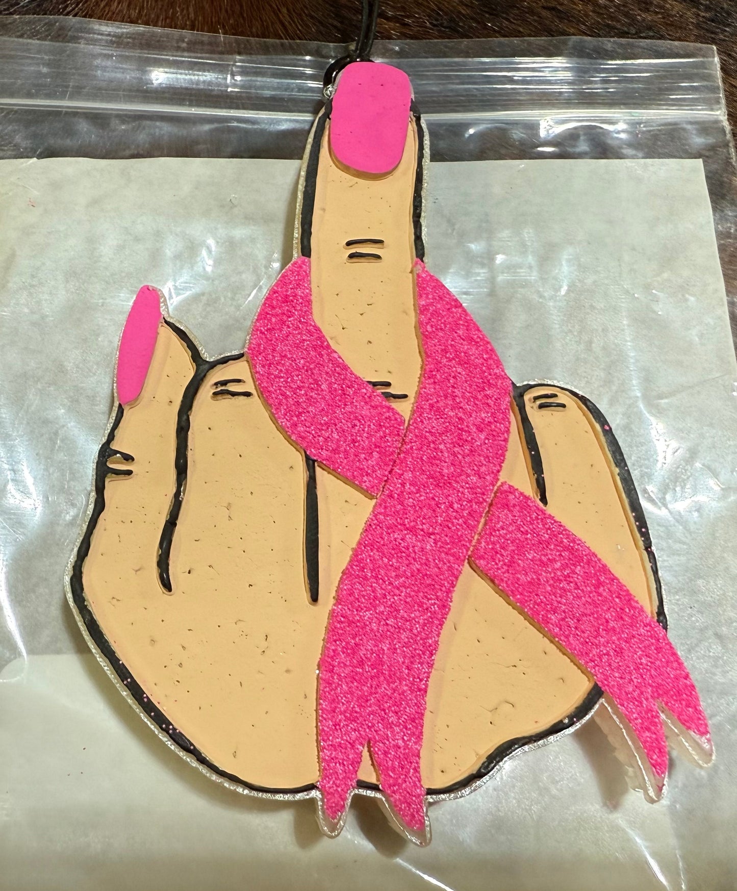 F Cancer Car Freshie