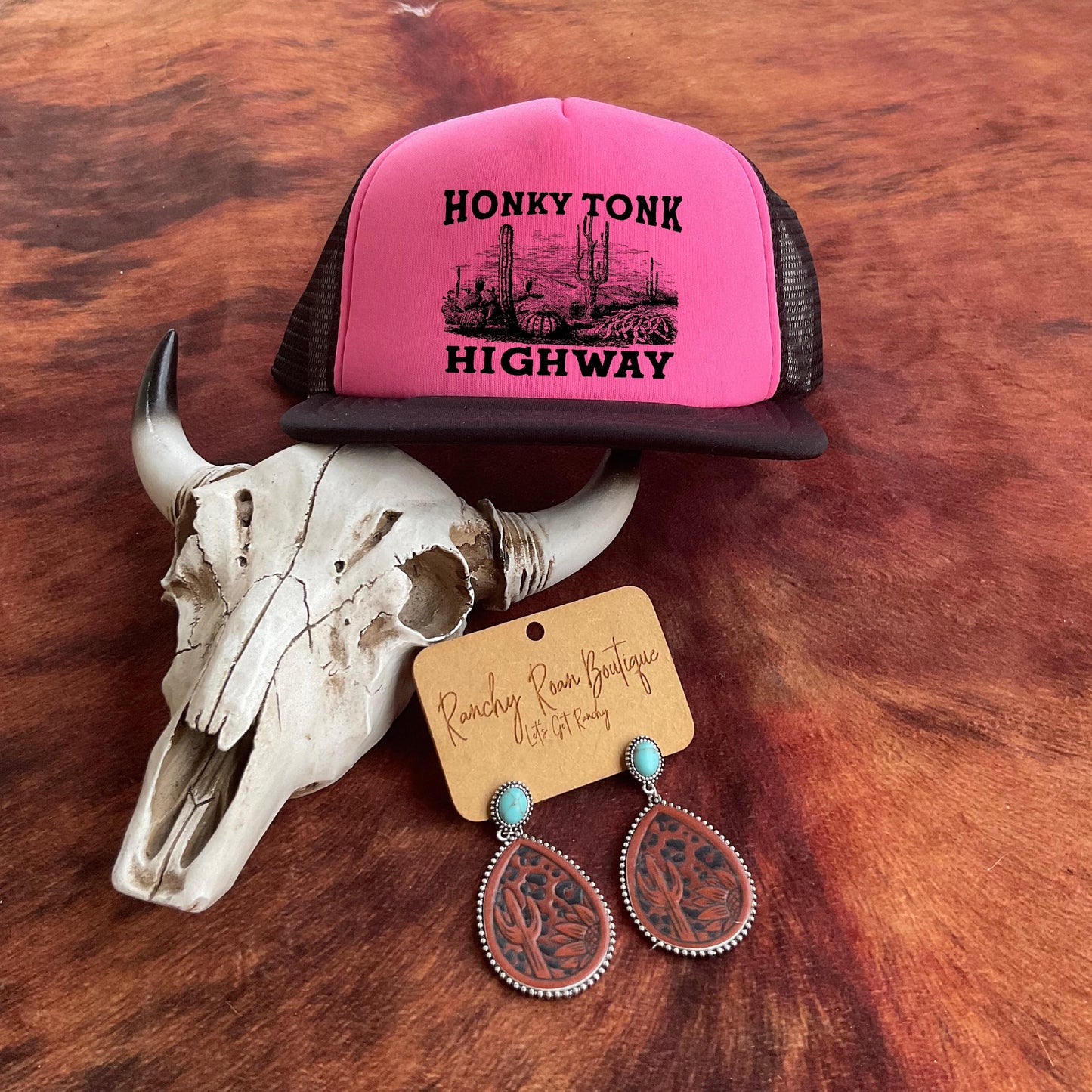 Honky tonk Highway Western Foam Trucker Hat