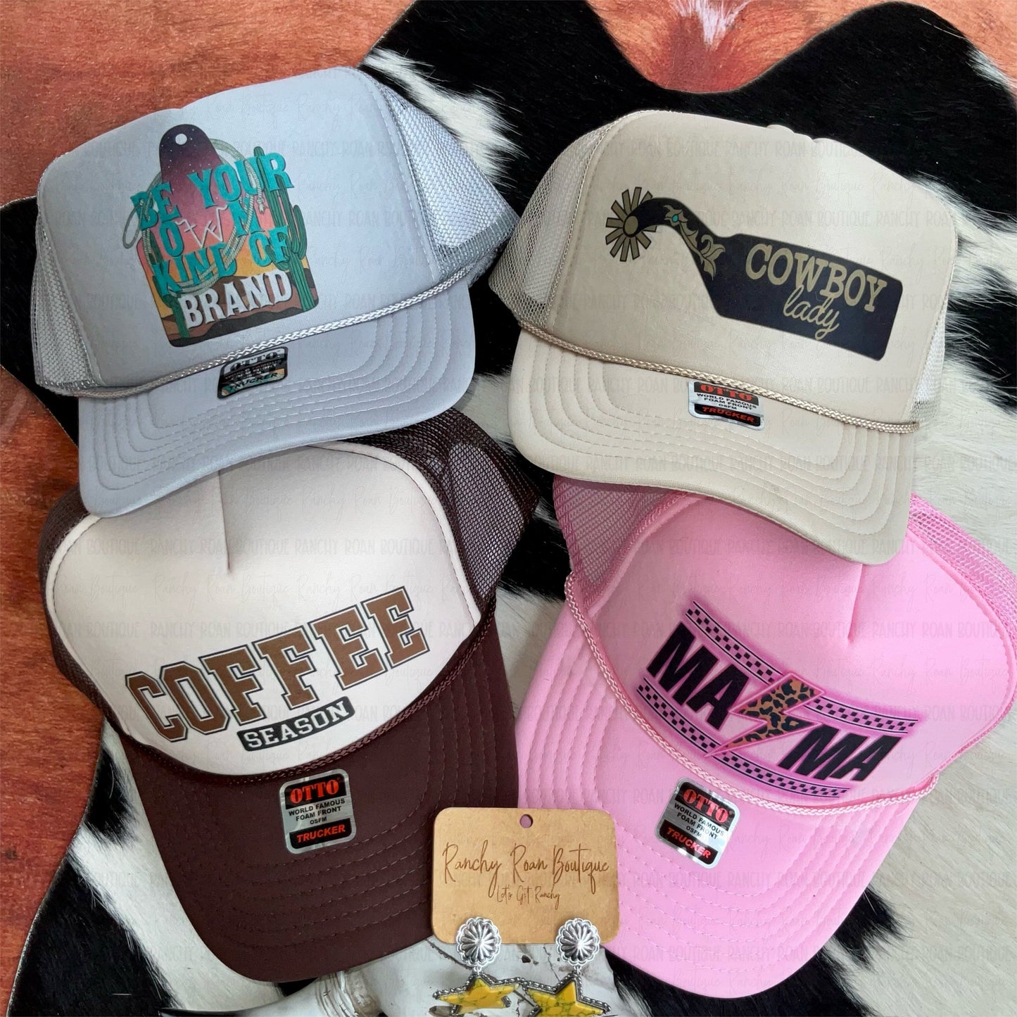 Cowboy Lady Western Foam Trucker Hat