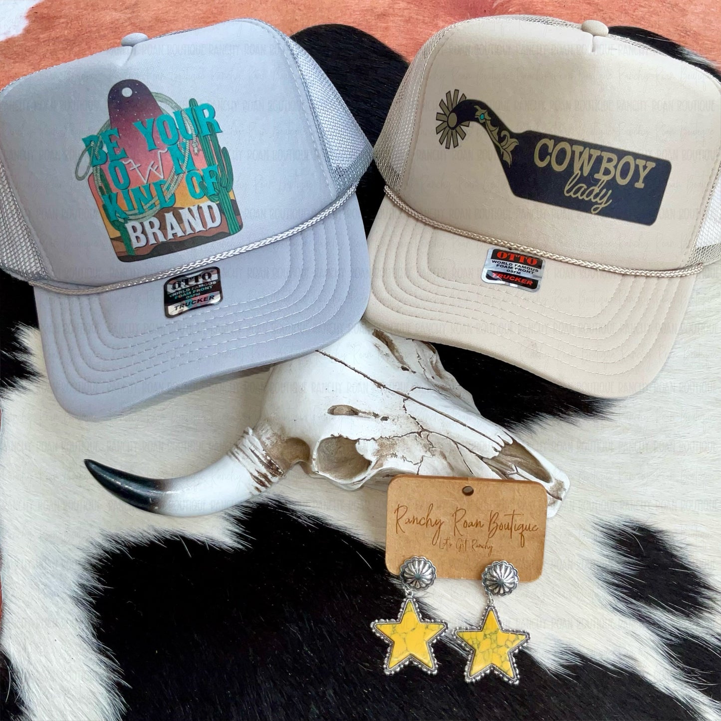 Cowboy Lady Western Foam Trucker Hat