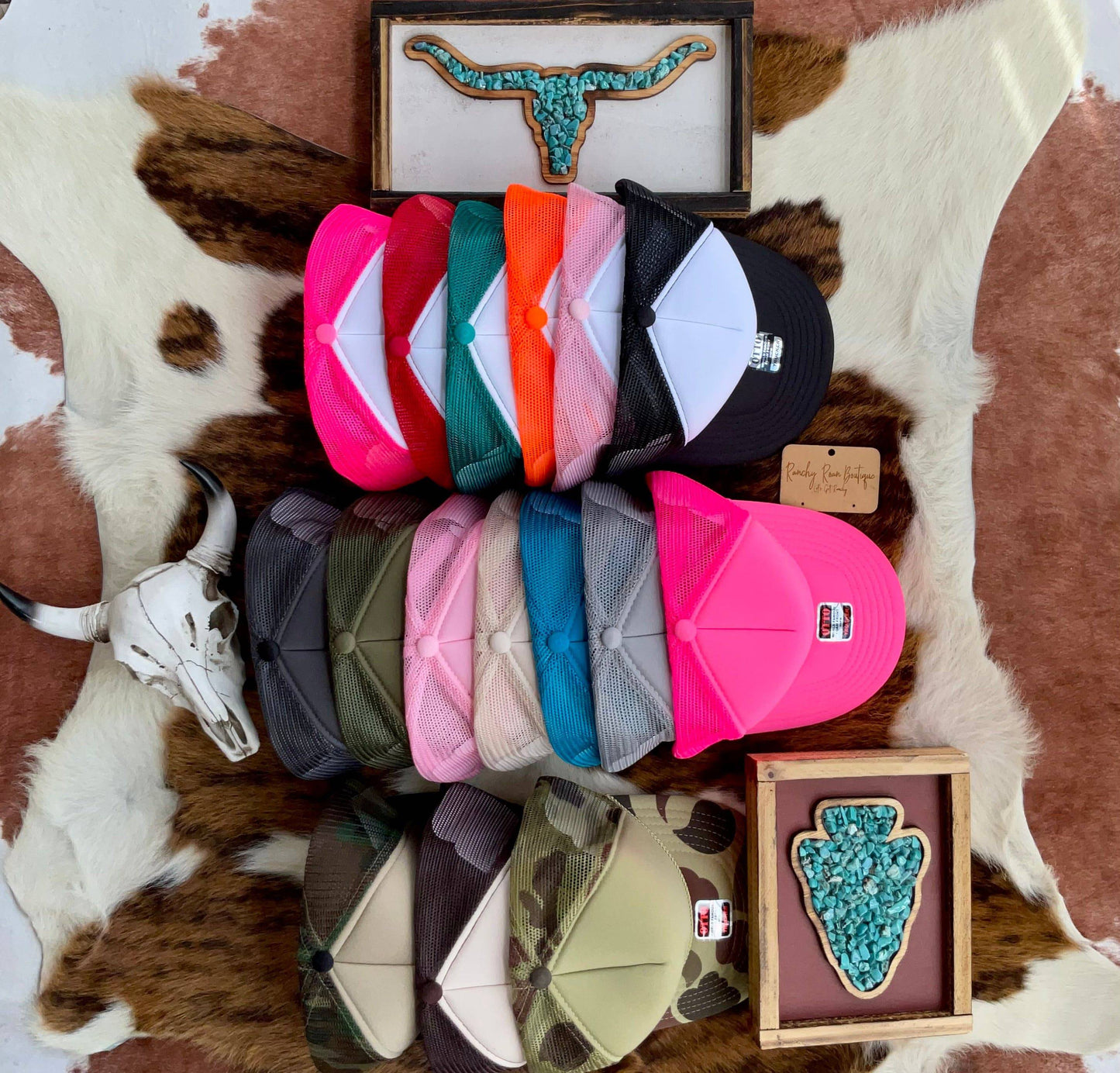 Cowkid Wranglin Mama Western Foam Front Trucker Hat