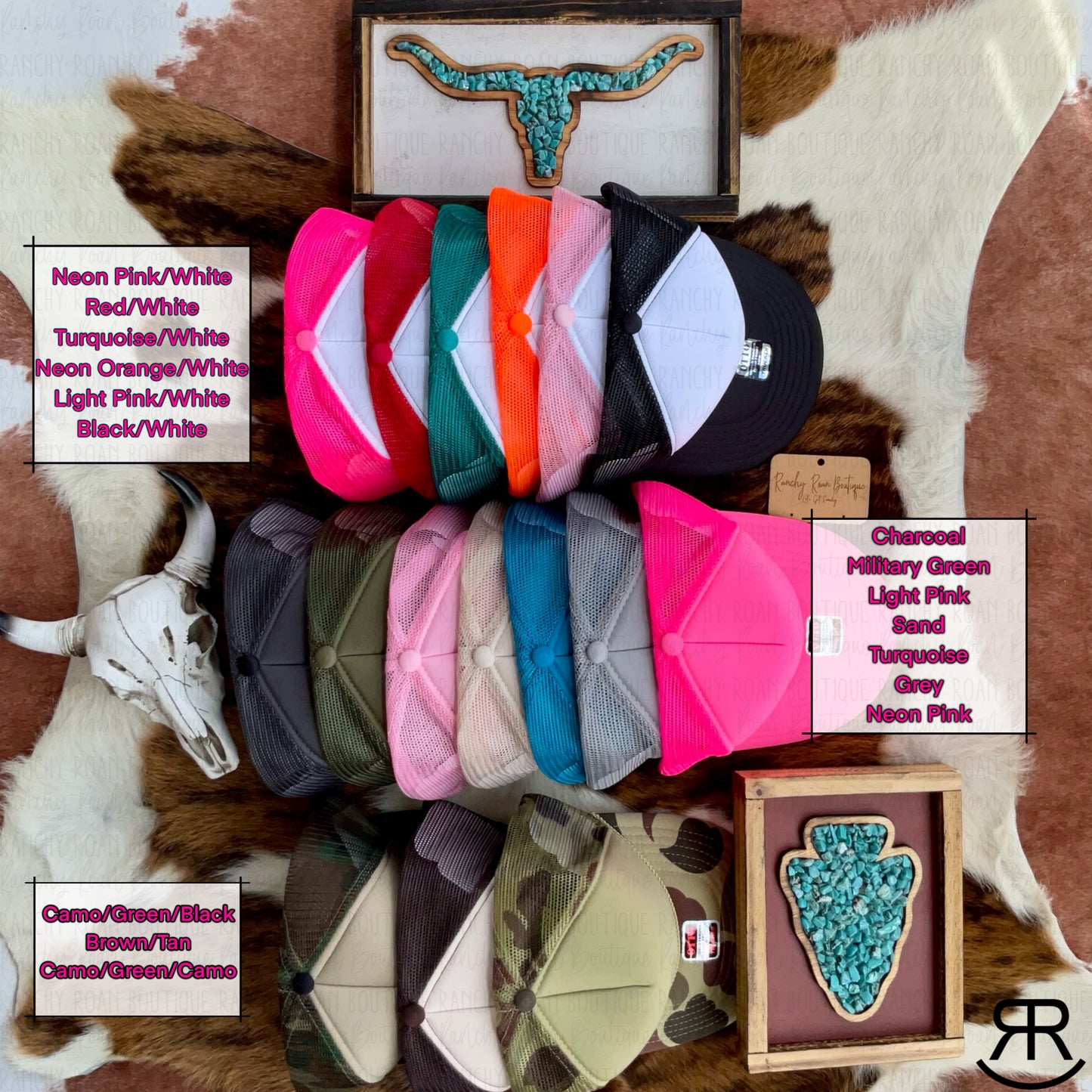 All on My Roots Turquoise Foam Trucker Hat