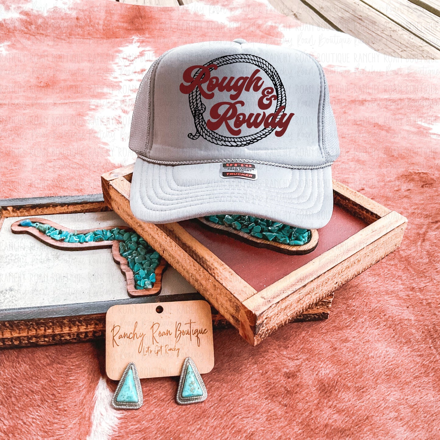 Rough and Rowdy Western Foam Front Trucker Hat