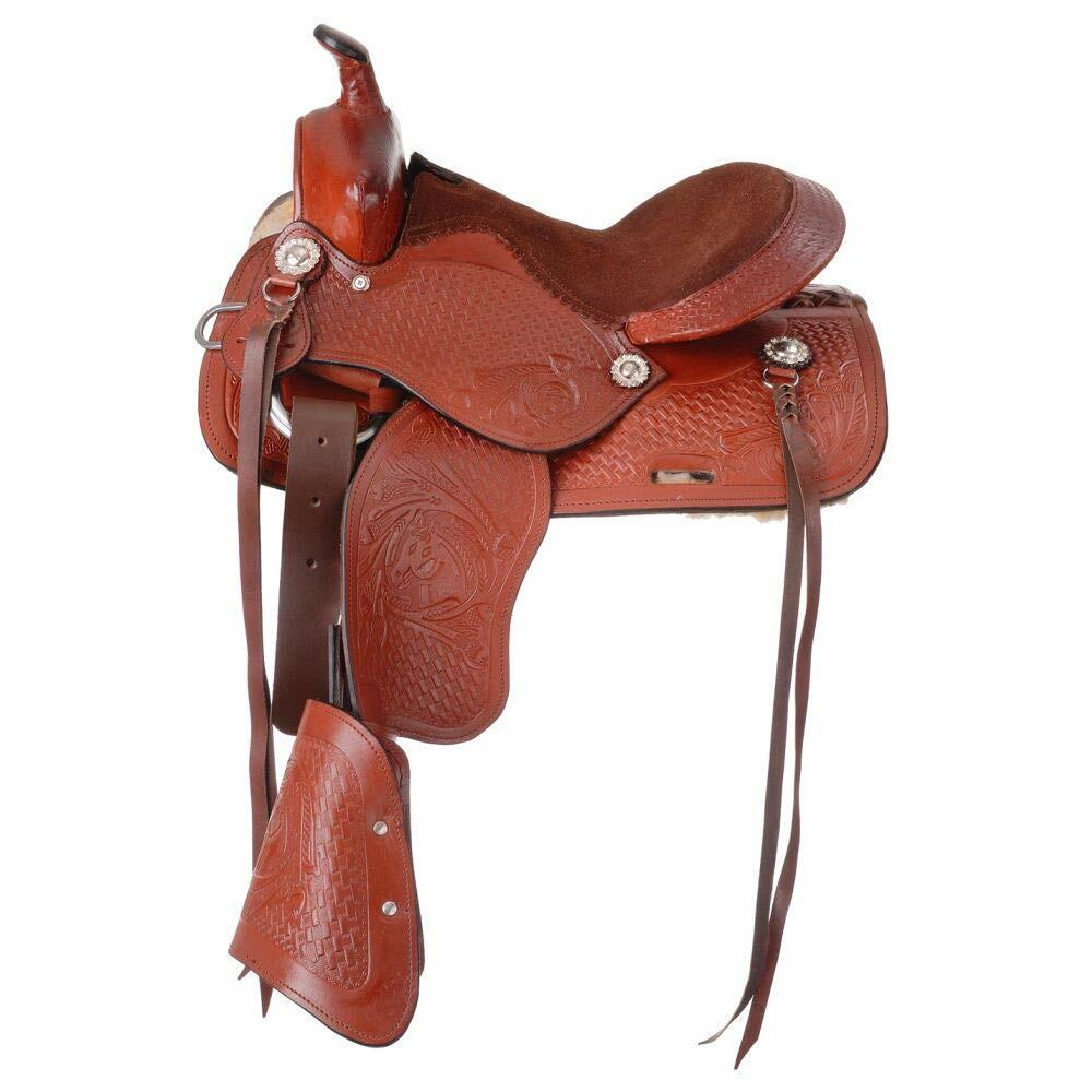King Series Classic Pony Saddle Light Chestnut