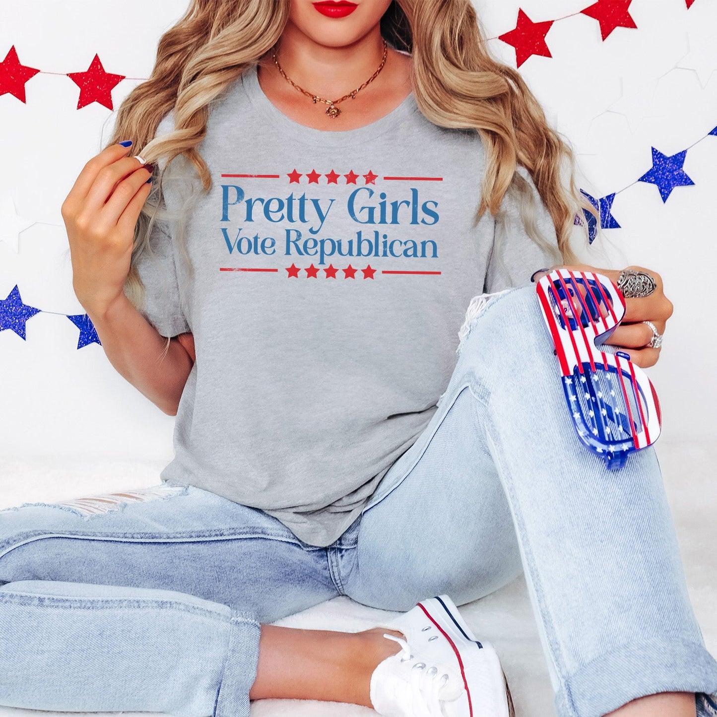 Pretty Girls Vote Republican Tees